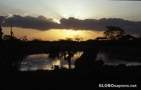 Postcard Sunset in Tsavo