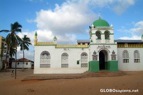 Postcard Lamu - a mosque