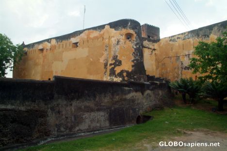 Postcard Mombasa - the fort