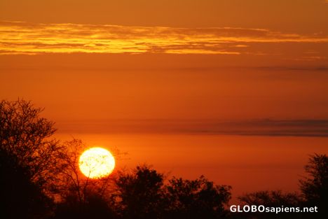 Postcard Meru National Park - the sunset