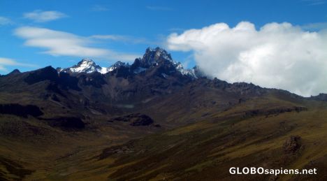 Postcard Africa's second highest mountain