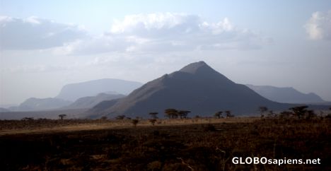 Postcard Samburu area landscape
