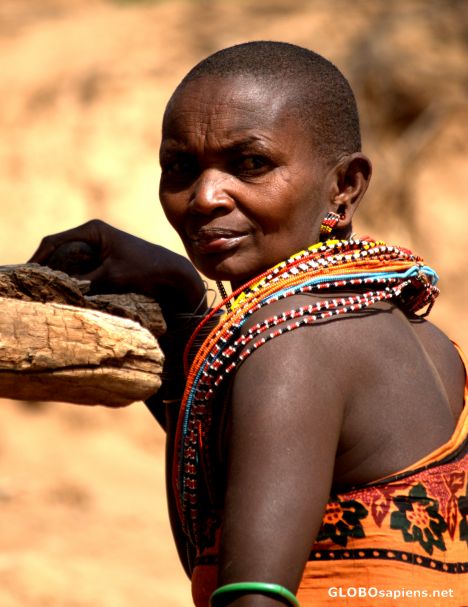 Postcard Samburu Woman