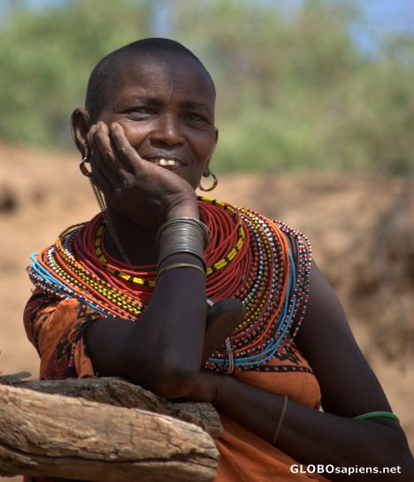 Postcard Samburu Woman