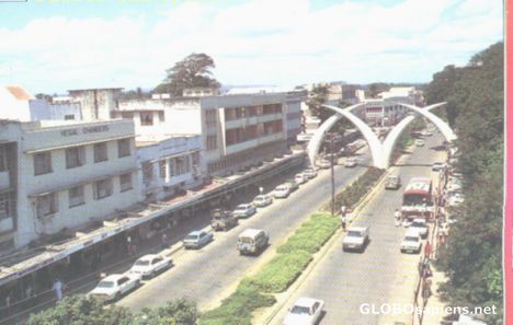 Postcard Moi Avenue-Mombasa Kenya