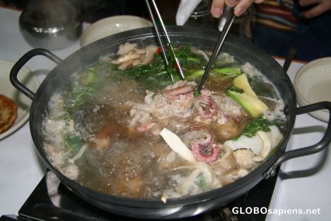 Postcard Hanjeongsik (full korean meal)
