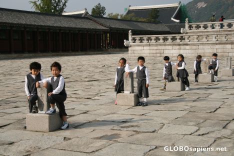 Postcard more korean kids striking a pose!