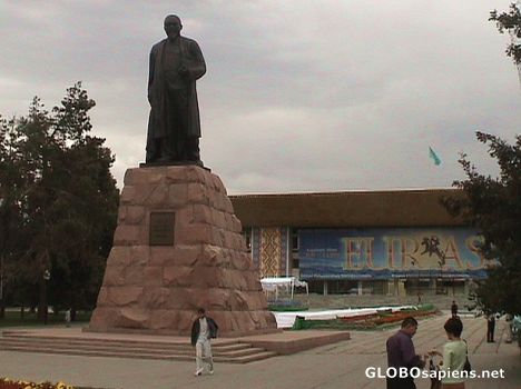 Postcard Monument in Almaty