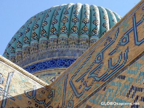 Postcard The mausoleum in Turkistan