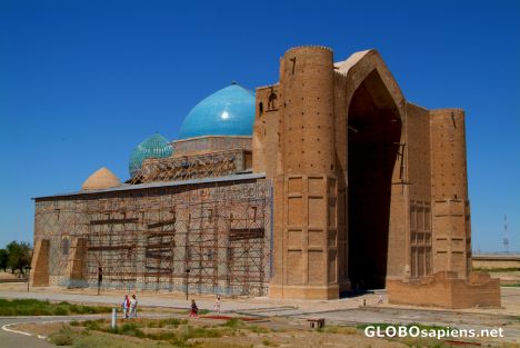 Postcard Turkistan - Mazar of Khoja Ahmed Yasawi