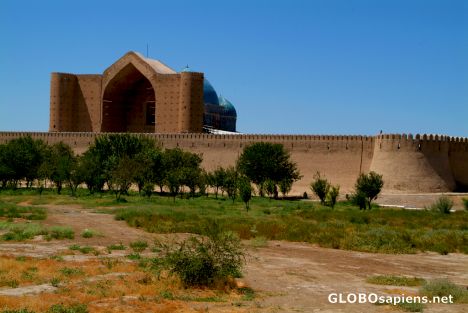 Postcard Turkistan - Khoja Ahmed Yasawi Mausoleum Complex