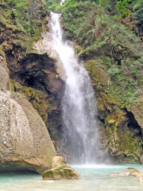 Postcard Kouangsi Waterfall