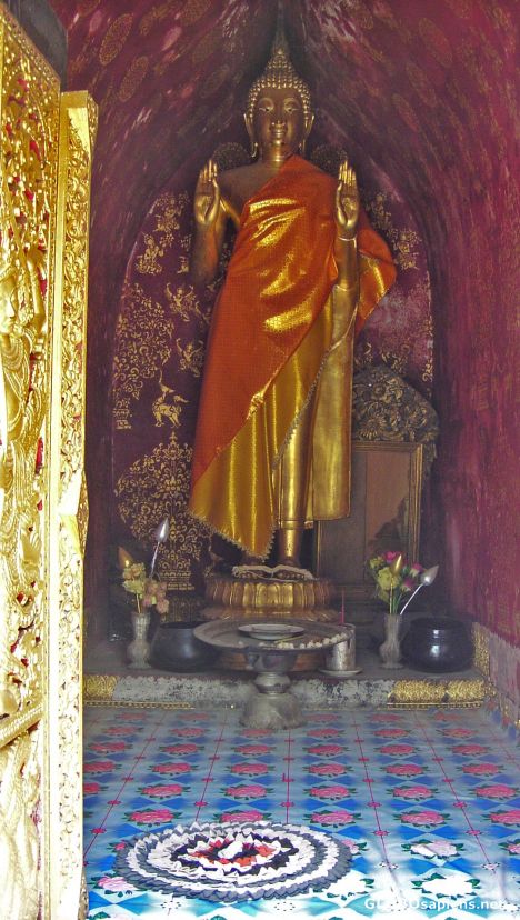 Postcard Standing Buddha