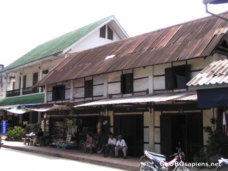 Postcard Houses found in Luang Prabang