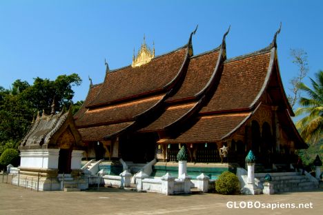 Postcard Luangprabang - wat architecture