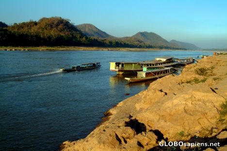 Postcard Luangprabang - the Mekong