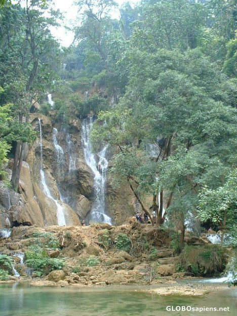 Postcard Koung Xi Waterfall