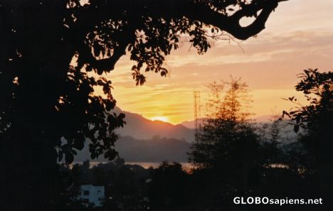 Postcard Luang Prabang Sunset