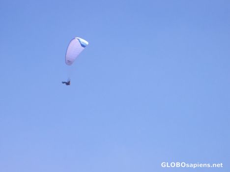 Postcard Parachute Jump in the norh of lebanon