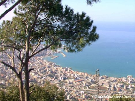 Postcard A view from harissa