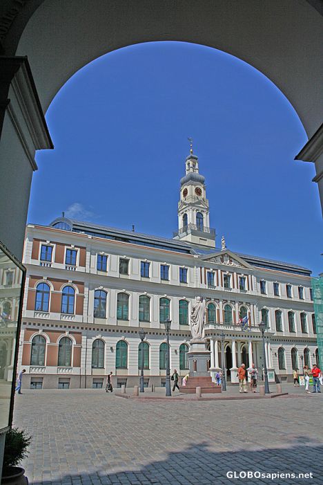 Postcard Riga's Town Hall
