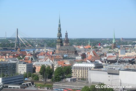 Postcard Panorama of Riga