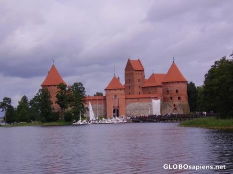 Postcard Trakai Castle
