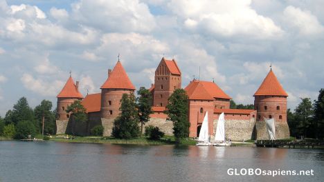 Postcard Trakai castle (for Willa)