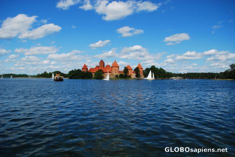 Postcard Trakai Castle
