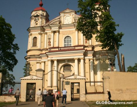 Postcard St. Peter and St. Paul's Church of Vilnius