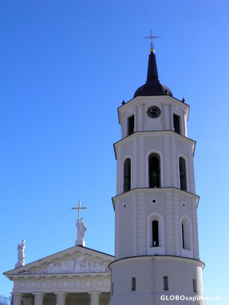 Postcard Vilnius Bazilika & Belltower