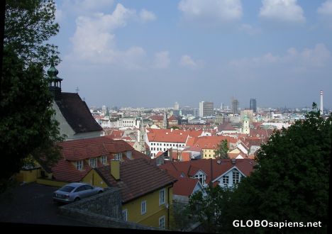 Postcard View of the Old Town from the castle