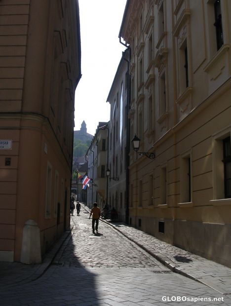Postcard Street in Bratislava