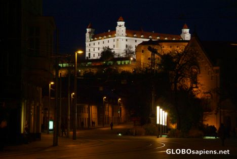 Postcard Bratislava (SK) - Castle from Zupne Nameste Sq