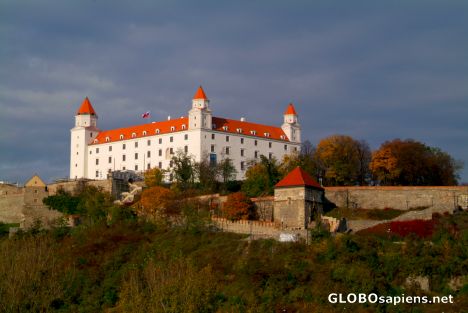 Postcard Bratislava (SK) - Bratislava Castle in the sun