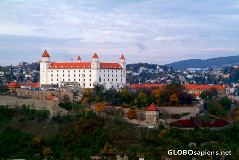 Postcard Bratislava (SK) - another view of the castle