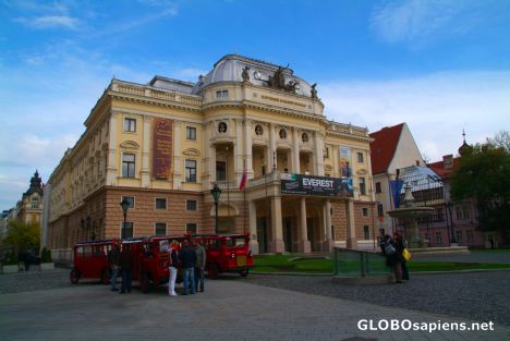 Postcard Bratislava (SK) - the National Theatre