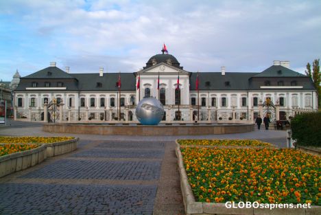 Postcard Bratislava (SK) - the Presidential Palace