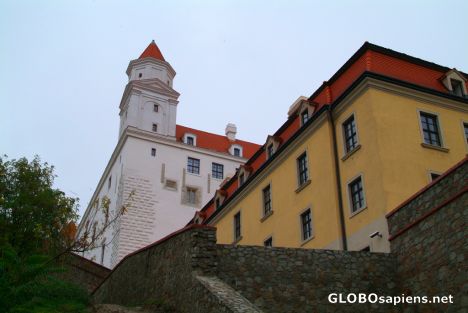 Postcard Bratislava (SK) - fragment of the castle