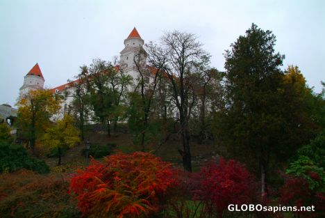 Postcard Bratislava (SK) - in the gardens by the castle