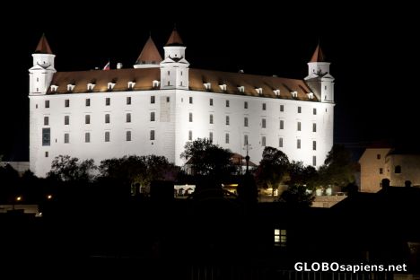 Postcard Bratislava castle -