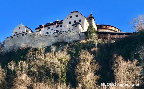 Postcard Castle in Vaduz
