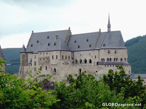Postcard Vianden Castle