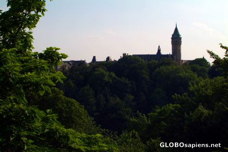 Postcard Luxembourg City - a green capital