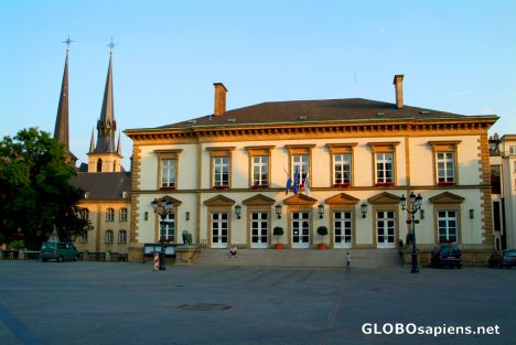 Postcard Luxembourg City - townhall