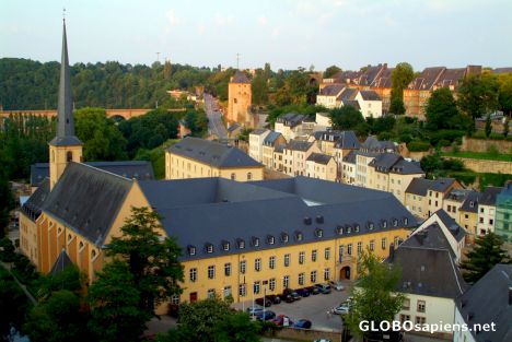 Postcard Luxembourg City - the Grund 3