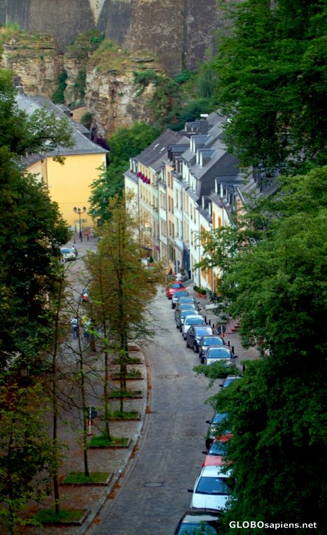 Postcard Luxembourg City - the Grund 4