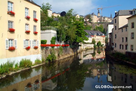 Postcard Luxembourg City - the Grund 5