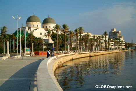 Postcard Benghazi - Libya's second city, waterfront