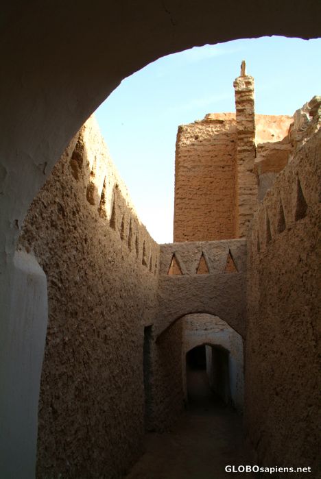 Postcard Ghadames - in the old town